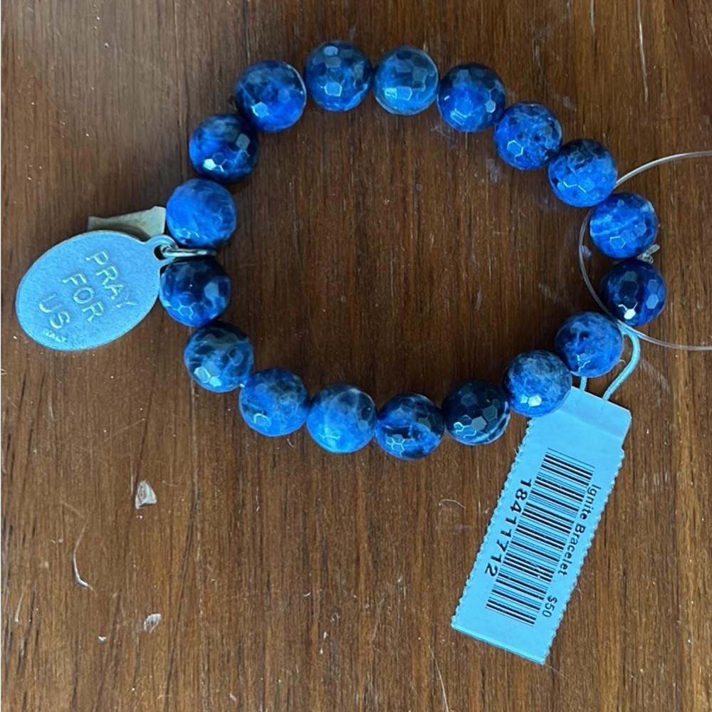 Villanova rally beads bracelet